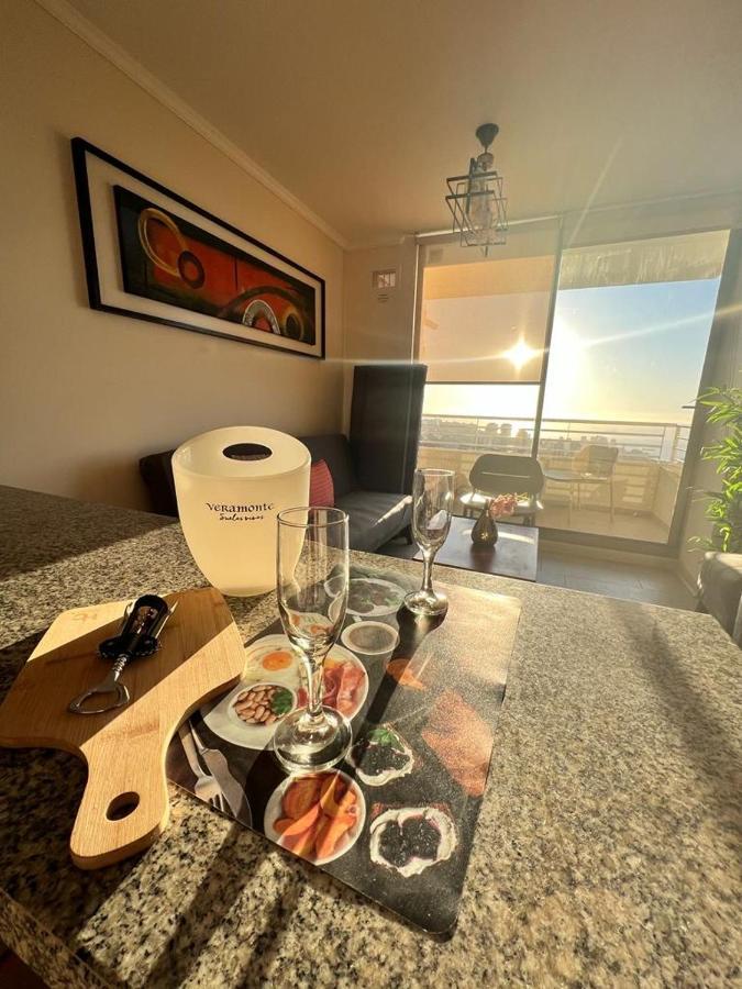 Hermoso Departamento Con Vista Al Mar & Piscina * Vina del Mar